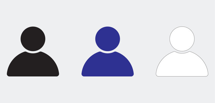 A simple silhouette man icon is a minimalist, flat graphic used to represent a male user, person, or profile. Designed with clean, crisp lines, it is perfect for iOS and Android.