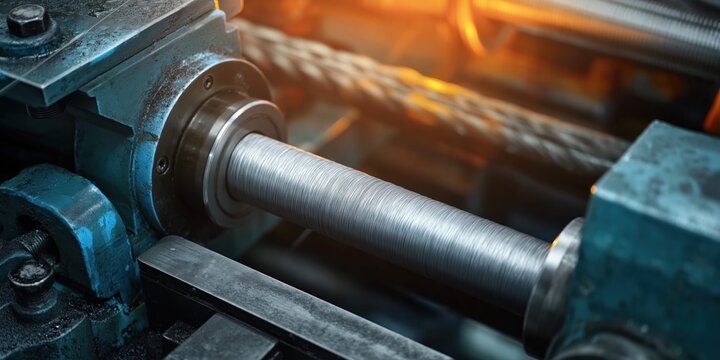 Industrial wire drawing machine continuously reducing steel rod for manufacturing processes