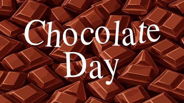Sweet and festive International Chocolate Day motion graphic animation featuring delicious chocolate theme visuals. Perfect for holiday promotions, dessert advertising, social media content, food camp