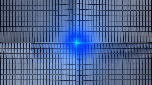 次世代半導体メモリにおけるチタン製クロスバー回路のデータ起動プロセス背景ビデオ