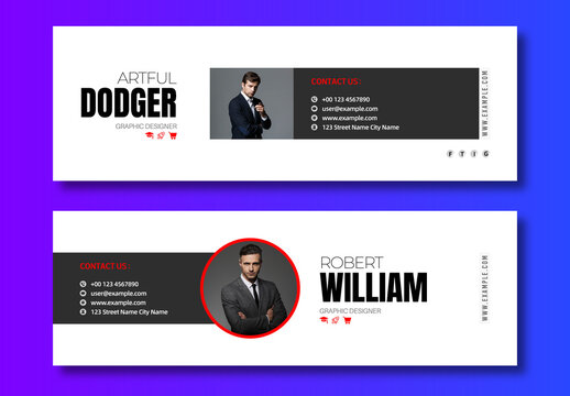 Clean Business Email Signature Template for Professionals
