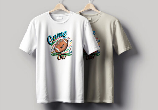 Game On T Shirt Design Layout