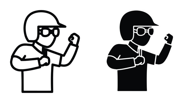 Baseball Player Silhouette, Sports Icon, Athlete Figure, Baseball Player Icon, Sports Graphic, Baseball Player Vector