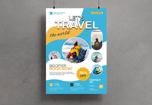 Travel The World Flyer Template