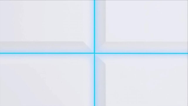システム統合とシームレスな解決を表現するホワイトパズルの同化背景ビデオ