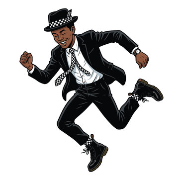 ska music vector image