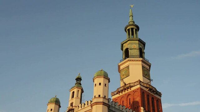 Town Hall or Ratusz in Poznan, western Poland