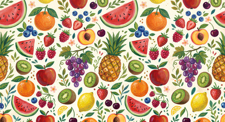 Obraz premium seamless easter pattern