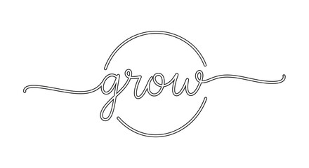 Obraz premium Handwritten word 