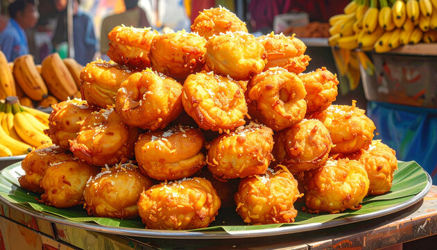 Crispy Golden Fried Banana Fritters