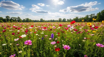 Obraz premium field of flowers