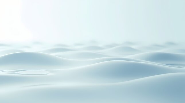 High resolution abstract illustration featuring soft light blue fluid waves. This clean minimal design is perfect for professional website backgrounds and modern corporate presentations.