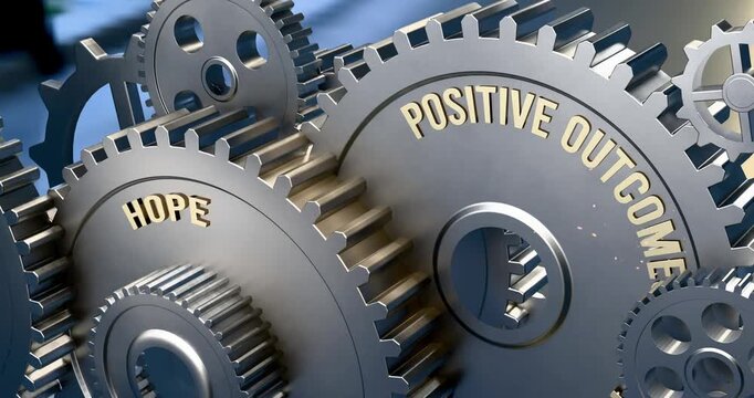 Hope is a power gear of positive outcomes. It's the driving force in the Positive outcomes Engine. Hope sets positive outcomes in motion. No AI, created by humans for humans.