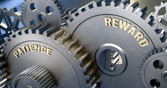 Patience is a power gear of reward. It's the driving force in the Reward Engine. Patience sets reward in motion. No AI, created by humans for humans.