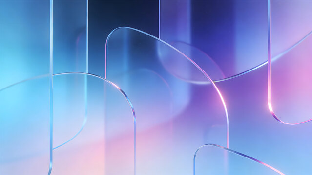 glass morphism shapes background
