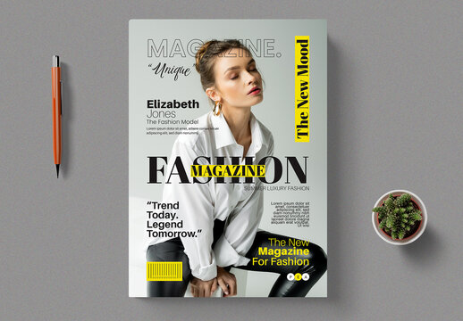 Fashion Cover Design Layout