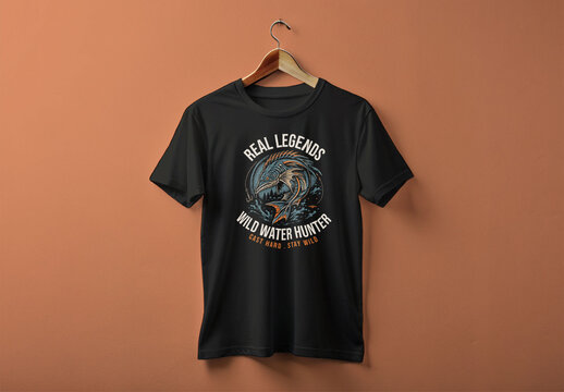 Fishing Tshirt Layout