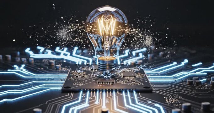 Innovative technology and bright ideas.