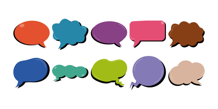 Comic Speech Bubble Illustration