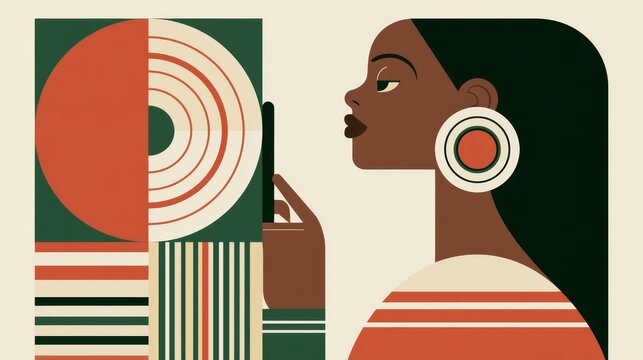 Stylized Fictional Portrait Illustration