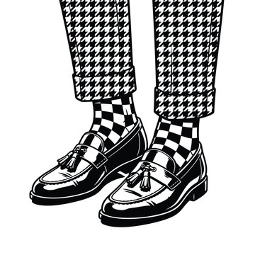 ska music make-up vector image