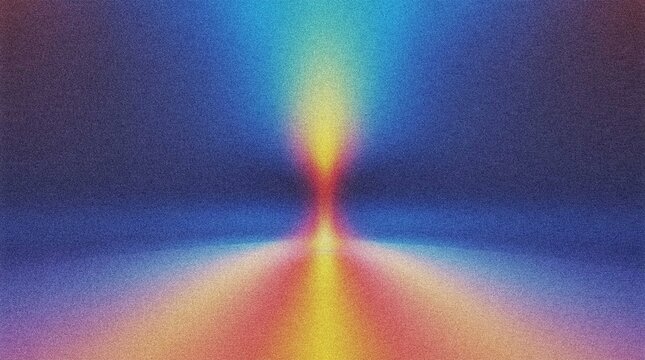 Vibrant abstract gradient background, colorful light spectrum, holographic texture, retro aesthetic, modern digital art, futuristic design element 4K grainy texture Background