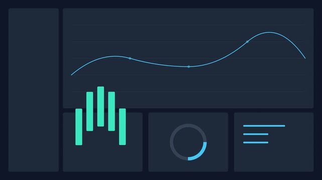 modern analytics dashboard data visualization loop