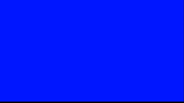 Solid blue background with subtle gradient and minimal texture