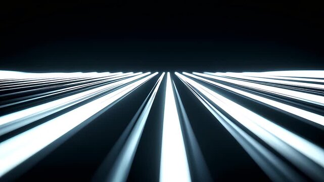 Abstract light trails on dark background.