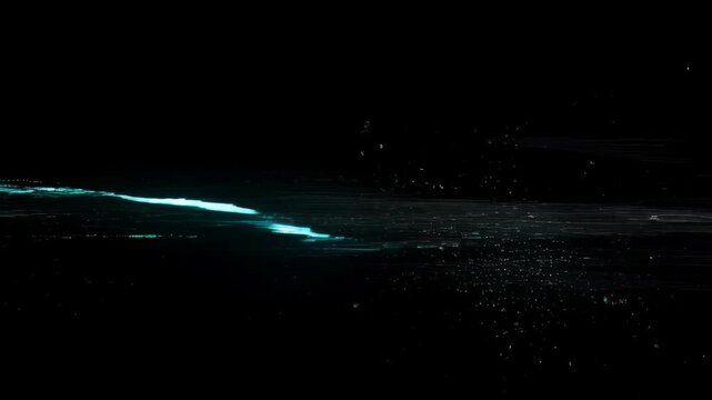 Abstract dark line glitch background with virus hack music technology mood, dark screen with virus hack line music technology mood, abstract line music technology virus hack stream black background