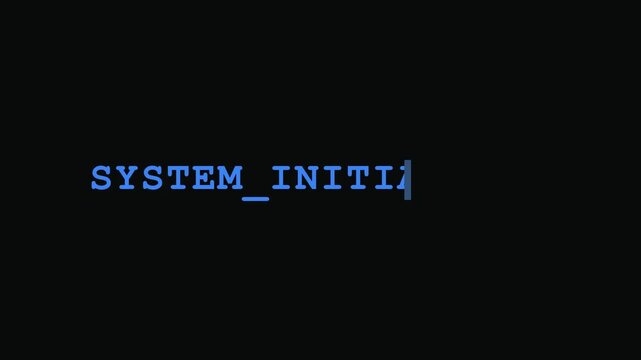 typing text reveal animation blinking cursor