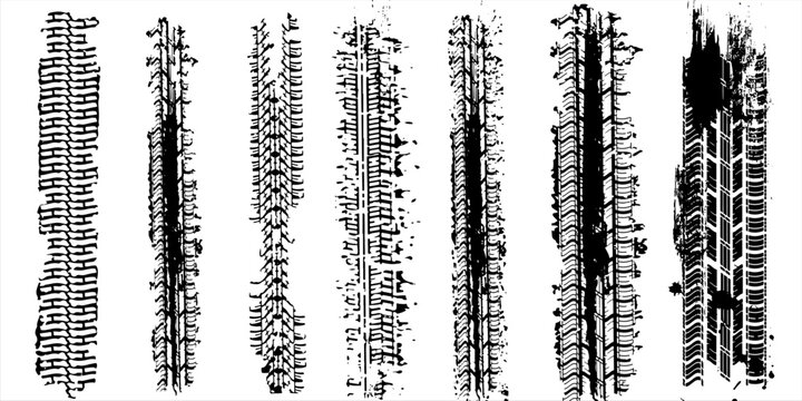 Set of Maori Polynesian tattoo bracelets border. Tribal sleeve seamless pattern vector. Samoan bracelet tattoo design fore arm or foot.