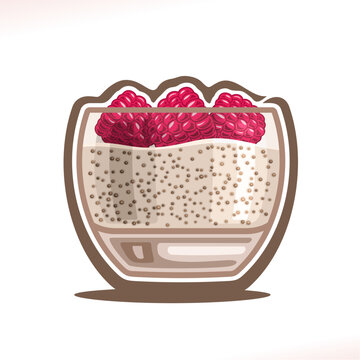 Vector logo for Chia Pudding