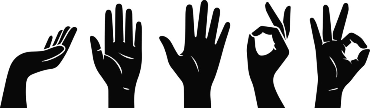 Hand gestures for communication and expression