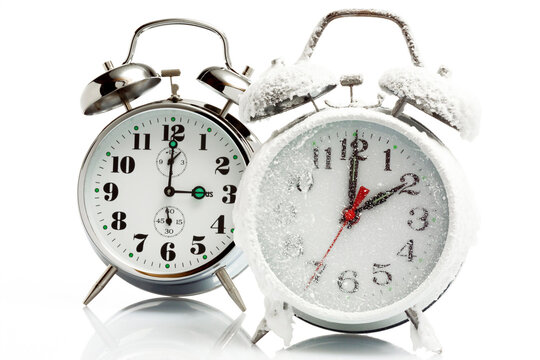 Alarm clocks, close-up