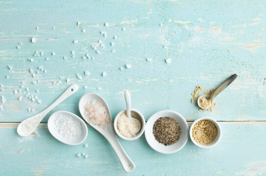 Various sorts of salt