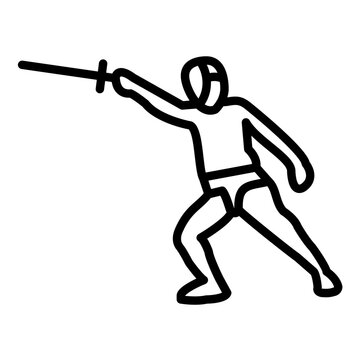Fencing Technique Icon