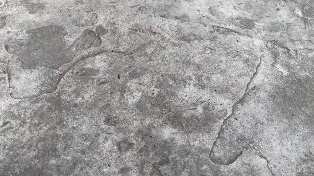 Rough rocky ground surface close up