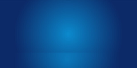 Blue 3d. background, studio gradient,  navy abstract lights, backdrop for photo product © Sainal