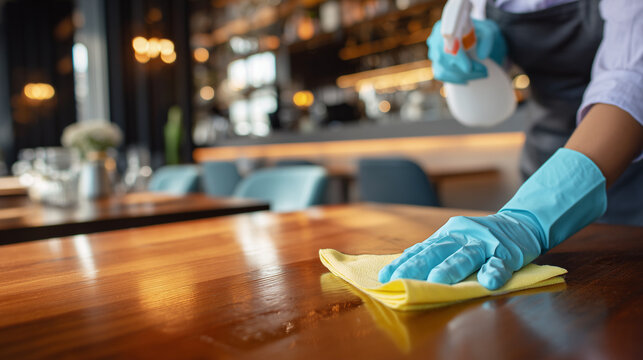 Professional Restaurant Table Sanitizing Service