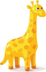 Fototapeta premium giraffe cartoon illustration