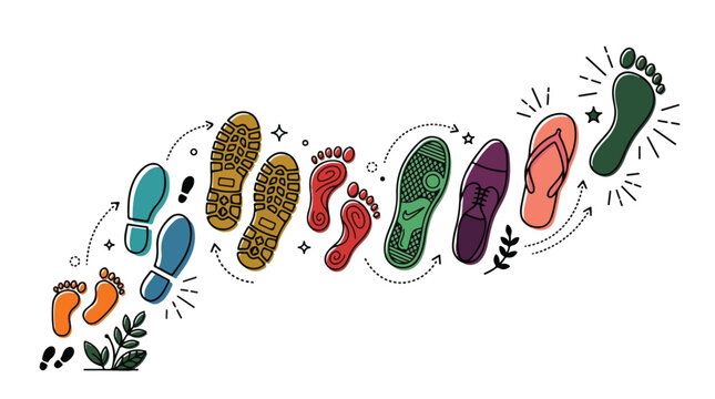 Colorful cartoon bacteria and germs with smiling faces and playful expressions representing microbes and microorganisms