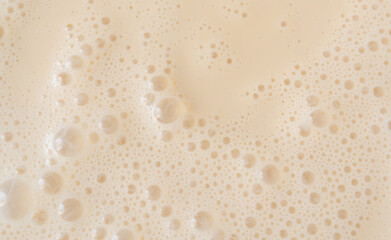 Fototapeta premium Coffee milkshake texture closeup