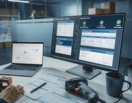 Customs clearance documentation automation platform &mdash; AI-extracted trade documen