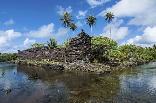 Ruins of the ancient city Nan Madol, Pohnpei, Caroline Islands, Micronesia, Central Pacific