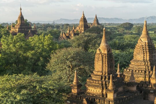 Temples and pagodas, Bagan, Mandalay, Myanmar