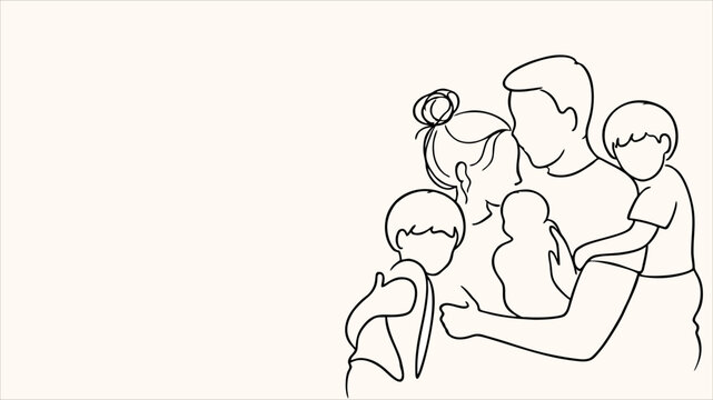 family, happy family, big family, family love, family bonding, parenting, parent, parents, mother, father, children, kids, three children, siblings, brother sister, childhood, kids love, parenthood