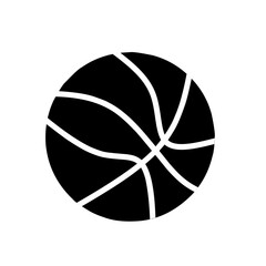 Hand Drawn Basketball Silhouette Sport Game Doodle Illustration © King Vector