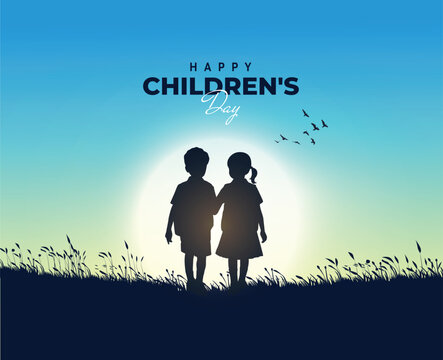 Happy Children's Day concept vector illustration