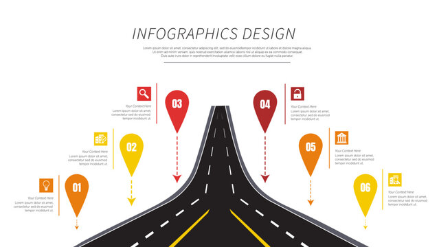 Creative Roadmap Infographic Design